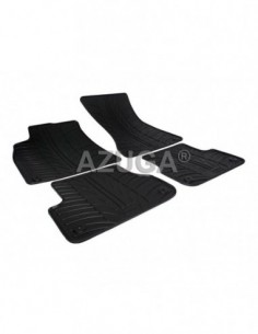 4 TAPPETI GOMMA NERI AUDI A6 ALLROAD (4G) dal 2011-