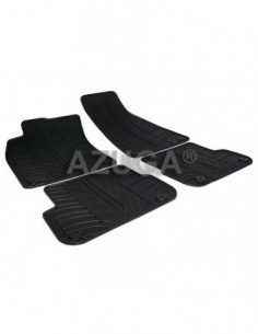 4 TAPPETI GOMMA NERI AUDI A6 AVANT (4F) dal 2006-2011