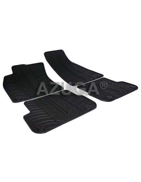 4 TAPPETI GOMMA NERI AUDI A6 AVANT (4F) dal 2006-2011