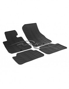 4 TAPPETI GOMMA NERI BMW SERIE 1 (F20) dal 2011 IN POI