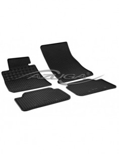 4 TAPPETI GOMMA NERI BMW SERIE 1 (F20) dal 2011 IN POI