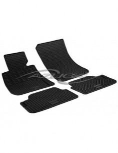 4 TAPPETI GOMMA NERI BMW SERIE 1 COUPE' (E82) dal 2004-2011