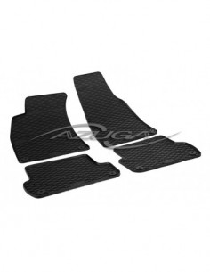 4 TAPPETI GOMMA NERI AUDI A4 (8E) B6/B7 dal 2001-2008