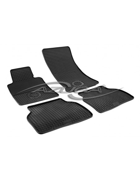 4 TAPPETI GOMMA NERI BMW SERIE 3 (E46) TOURING dal 1998-2005