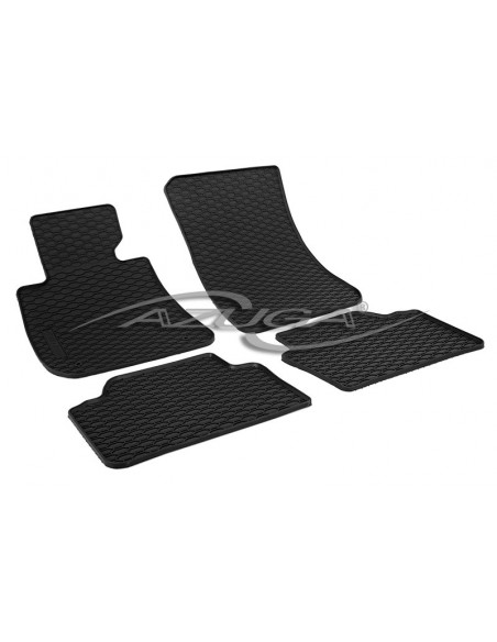 4 TAPPETI GOMMA NERI BMW SERIE 3 (E91) TOURING dal 2005-2012