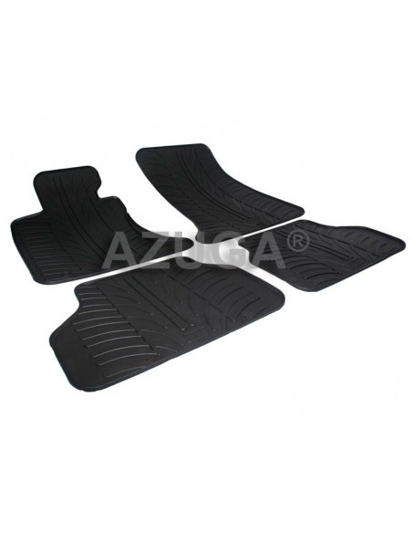 4 TAPPETI GOMMA NERI BMW SERIE 5 TOURING (E61) dal 2004-2010
