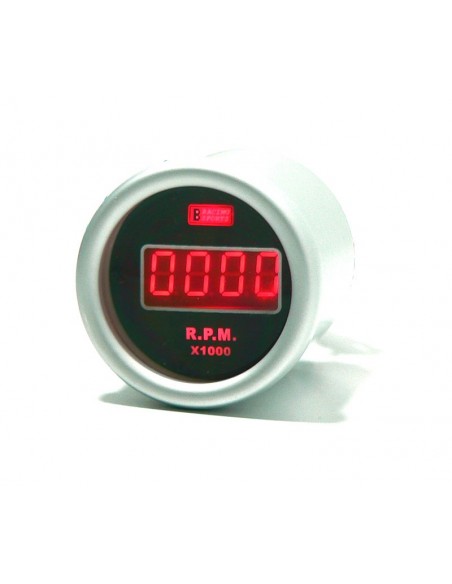 MANOMETRO CONTAGIRI 52MM DIGITALE ROSSO