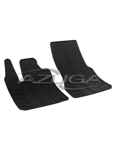 2 TAPPETI GOMMA NERI SMART FORTWO dal 2014-