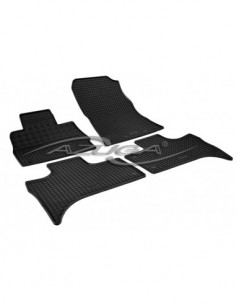 4 TAPPETI GOMMA NERI BMW X5 (E53) dal 2000-2007