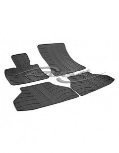 4 TAPPETI GOMMA NERI BMW X6 (E71) dal 2008 IN POI