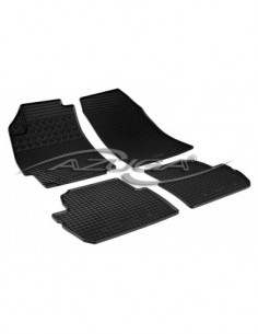 4 TAPPETI GOMMA NERI CHEVROLET SPARK dal 2012-