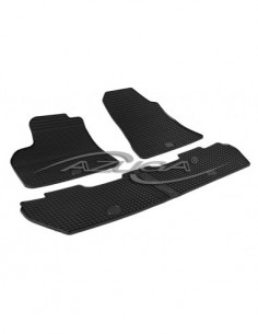 4 TAPPETI GOMMA NERI CITROEN BERLINGO dal 2008-