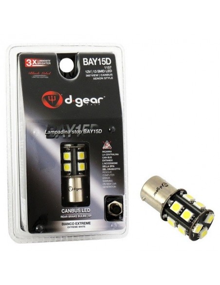 LAMPADINA POSIZIONE BIANCA BAY15D P21/5W 12V