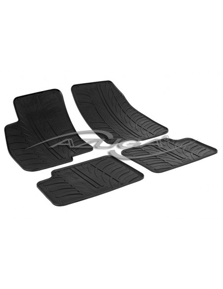 4 TAPPETI GOMMA NERI FIAT GRANDE PUNTO dal 2005-2010