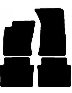TAPPETI SU MISURA IN MOQUETTE NERO AUDI A8 dal 2002-2009