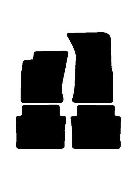 TAPPETI SU MISURA IN MOQUETTE NERO AUDI A8 dal 2002-2009