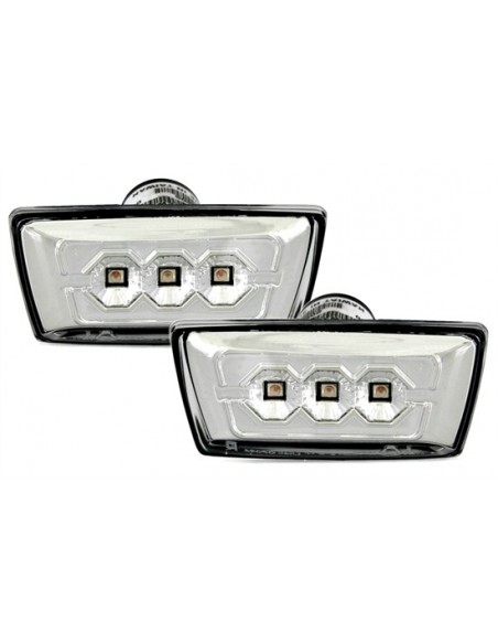FRECCE LATERALI LED CROMATE OPEL CORSA D dal 2006-2014