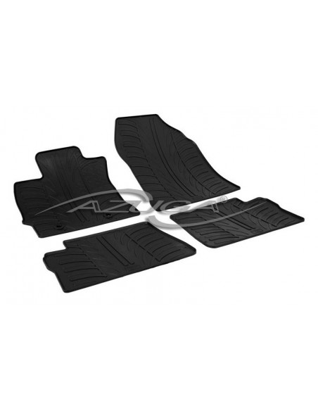 4 TAPPETI GOMMA NERI TOYOTA AURIS TOURING SPORTS dal 2013-