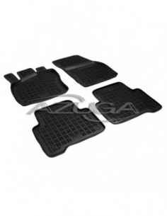 4 TAPPETI GOMMA NERI 4cm VOLKSWAGEN TIGUAN dal 2016-