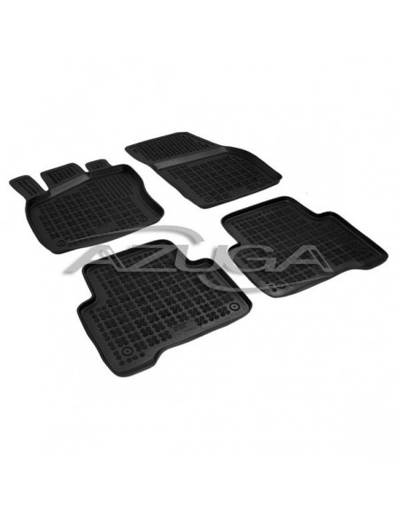 4 TAPPETI GOMMA NERI 4cm VOLKSWAGEN TIGUAN dal 2016-