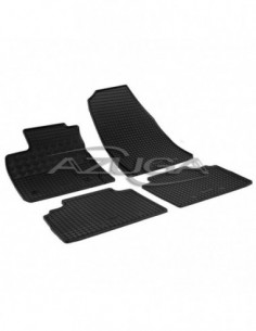 4 TAPPETI GOMMA NERI FORD TOURNEO COURIER dal 2014-