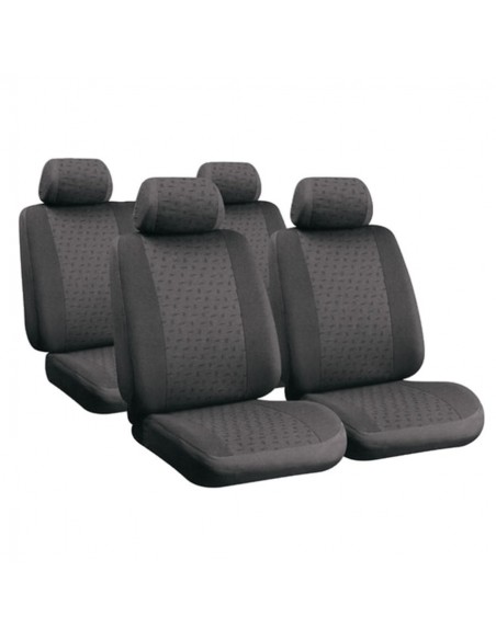 SET COPRISEDILI UNIVERSALI ANTRACITE "GLAMUR" IN COTONE