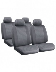 SET COPRISEDILI UNIVERSALI GRIGIO "GLAMUR" IN COTONE