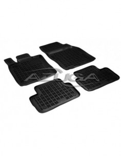 4 TAPPETI GOMMA NERI 4cm RENAULT KADJAR DAL 2015-