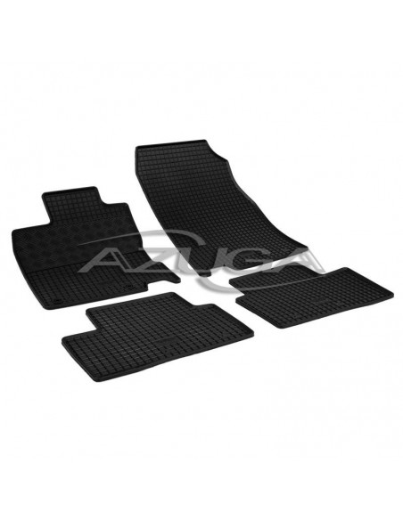 4 TAPPETI GOMMA NERI RENAULT KADJAR dal 2015-