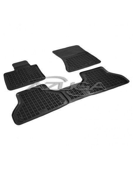3 TAPPETI GOMMA NERI 4cm BMW X6 (F16) dal 2014-