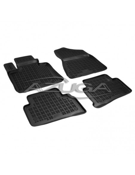 4 TAPPETI GOMMA NERI 4cm HYUNDAI TUCSON dal 2015-