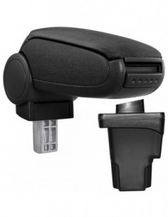BRACCIOLO SPECIFICO IN TESSUTO NERO SEAT LEON III DAL 2012 -
