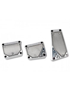 PEDALIERA PEDALI IN ALLUMINIO SATINATO/CROMATO UNIVERSALI