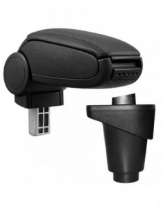 BRACCIOLO SPECIFICO IN PELLE NERA FIAT 500L dal 2012-