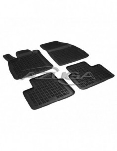 4 TAPPETI GOMMA NERI 4cm RENAULT TALISMAN dal 2016 IN POI