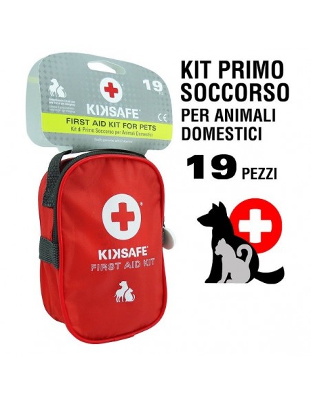 CASSETTA PRONTO SOCCORSO KIKSAFE - PER ANIMALI DOMESTICI