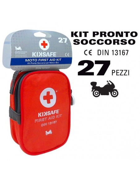 CASSETTA PRONTO SOCCORSO KIKSAFE - PER MOTO E BICI
