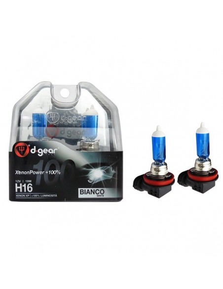 COPPIA LAMPADINE EFFETTO XENON H16 PSX24W +100% 5000K MIRROR WHI