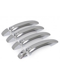 4 MANIGLIE PORTIERE CROMATE AUDI A3 A4 A5 Q5 Q7