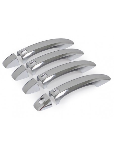 4 MANIGLIE PORTIERE CROMATE AUDI A3 A4 A5 Q5 Q7