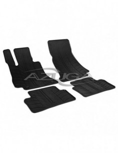 4 TAPPETI GOMMA NERI MERCEDES CLASSE E BERLINA (W213) dal...