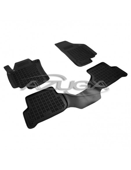 3 TAPPETI GOMMA NERI 4cm SEAT ALTEA XL dal 2006 AL 2015