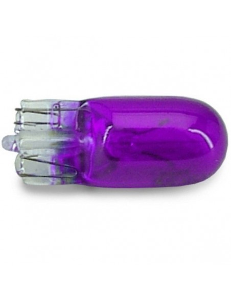 10 LAMPADE VIOLA ATTACCO T10 W5W