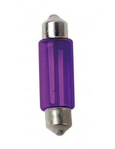 2 LAMPADE VIOLA ATTACCO 36MM A SILURO C21W