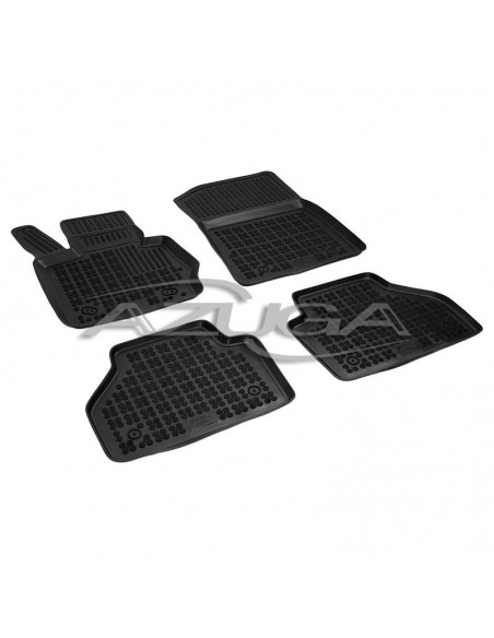 4 TAPPETI GOMMA NERI 4cm BMW X4 (F26) dal 2014-