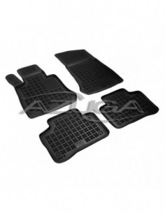 4 TAPPETI GOMMA NERI 4cm MERCEDES GLC dal 2015-