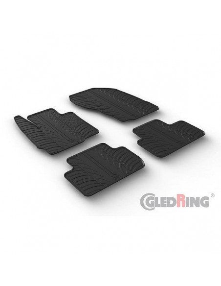 4 TAPPETI GOMMA NERI MITSUBISHI ECLIPSE CROSS dal 2018 in poi