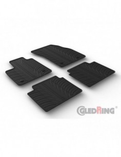 4 TAPPETI GOMMA NERI FORD FOCUS BERLINA dal 2018 in poi