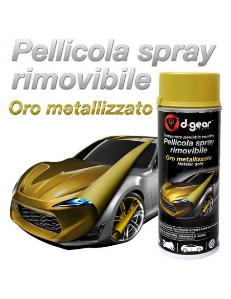 VERNICE PELLICOLA RIMOVIBILE SPRAY ORO METALLIZZATO 400ml