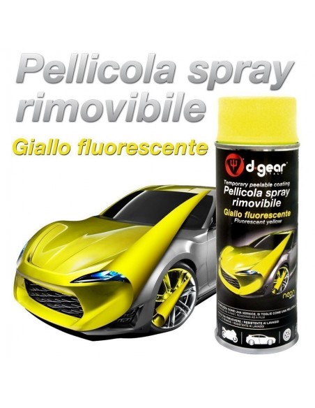 VERNICE PELLICOLA RIMOVIBILE SPRAY GIALLO FLUORESCENTE 400ml